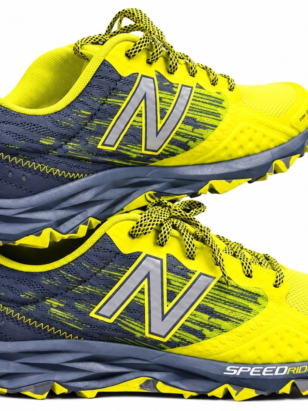 New Balance  Neon Yellow & Gray Trail Sneakers